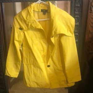 Yellow H&M pea coat